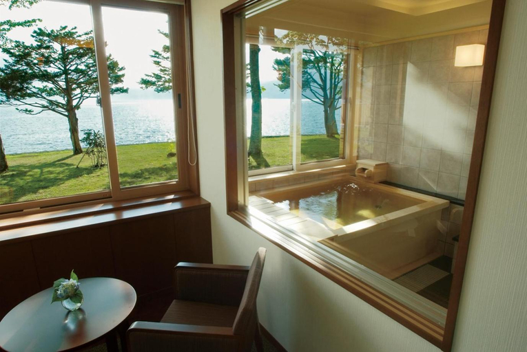Bathroom 2, Shikotsuko Onsen Lake Side Villa SUIMEIKAKU-Adult Only, Chitose