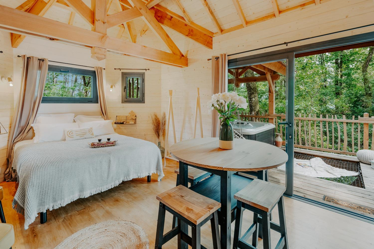 Bedroom 3, Les Cabanes Girondines-Lodges & Spa, Gironde