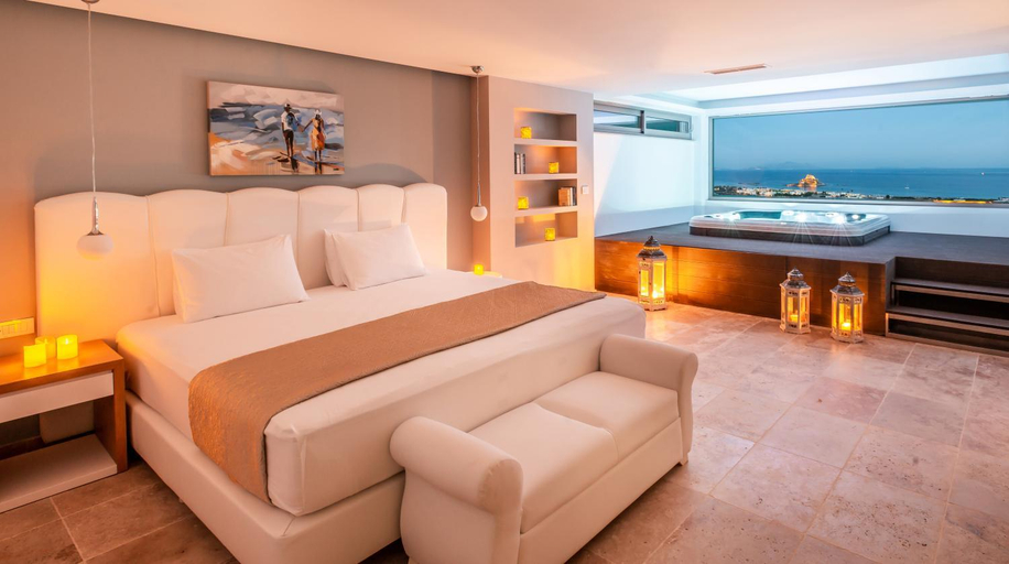 Bedroom 3, White Rock of Kos - Adults Only, South Aegean