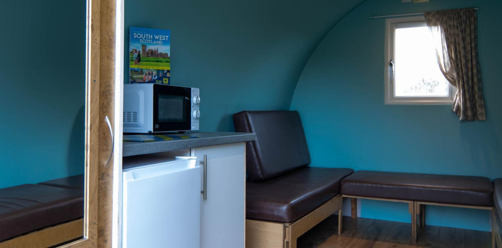 Kitchen 4, Broom Leisure Camping Pods, Dumfries and Galloway