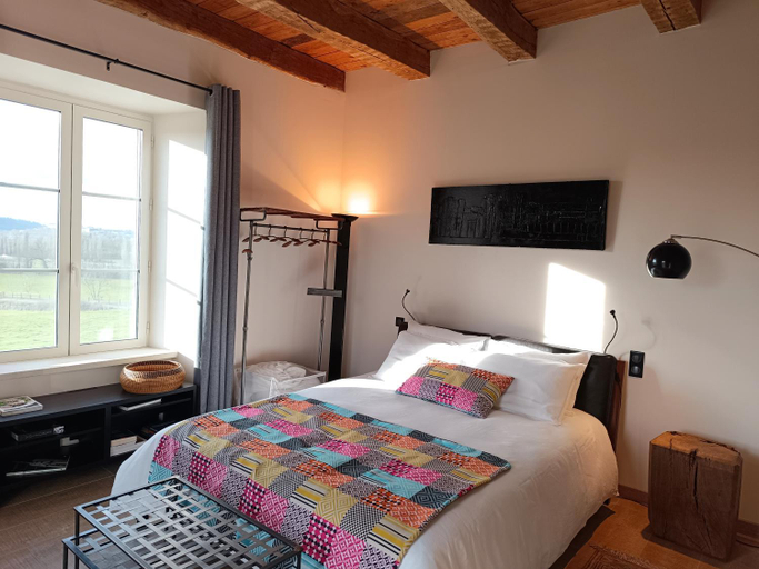Bedroom, Chambres d'hotes Ancien Presbytere de Saint-Mayme, Aveyron