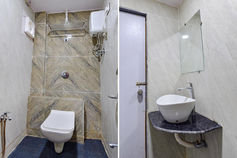 Bathroom 4, FabHotel Silver Inn, Ahmadabad