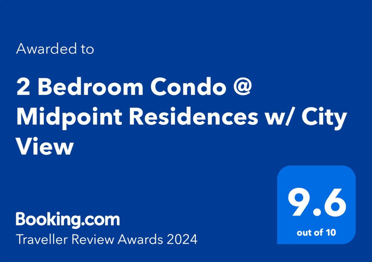 5, Cozy 2 Bedroom Condo at Midpoint Residences with City View, Mandaue City