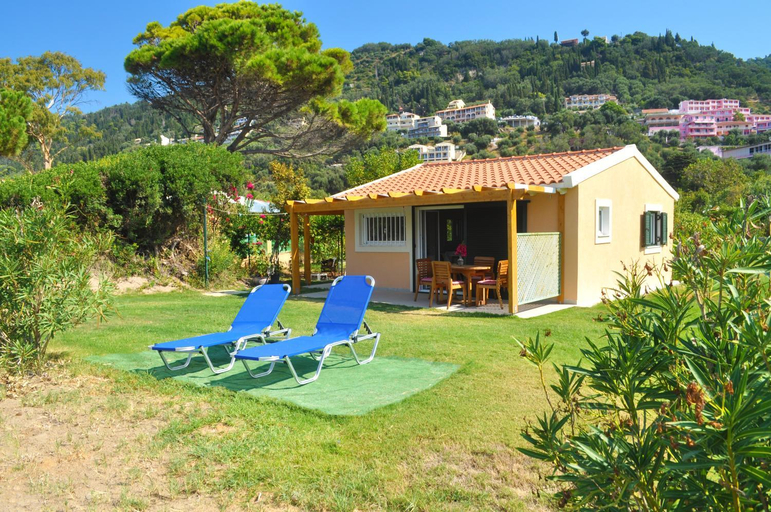 Exterior & Views 1, Beachfront holiday House yannis on Agios Gordios beach in Corfu, Ionian Islands