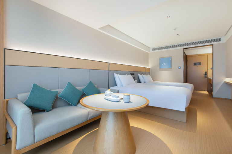 Bedroom 2, Ji Hotel Jiujiang Hukou Shizhongshan Avenue, Jiujiang