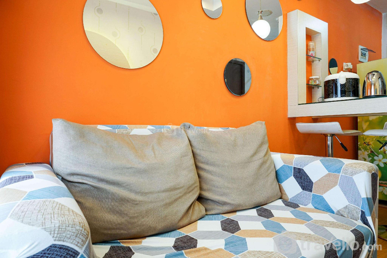 Bedroom 1, Functional and Compact 1BR Belmont Apt By Travelio, West Jakarta
