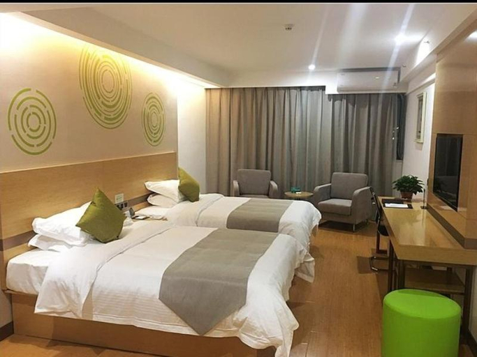 Bedroom 3, GreenTree Inn Yancheng Tinghu Area Wanda Square Branch, Yancheng