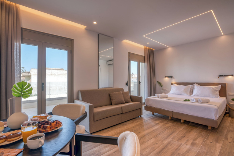 Bedroom 2, kiwi butique studios, Crete