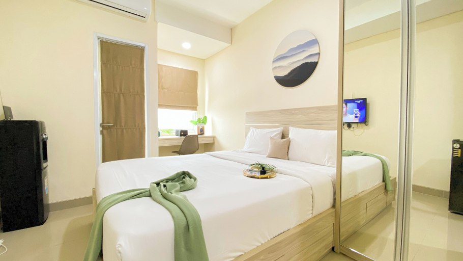 Bedroom 3, Simple And Spacious Studio Apartment At B Residence, South Tangerang