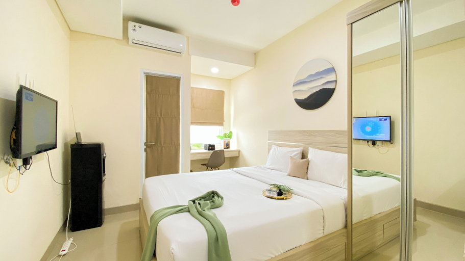 Bedroom 1, Simple And Spacious Studio Apartment At B Residence, South Tangerang
