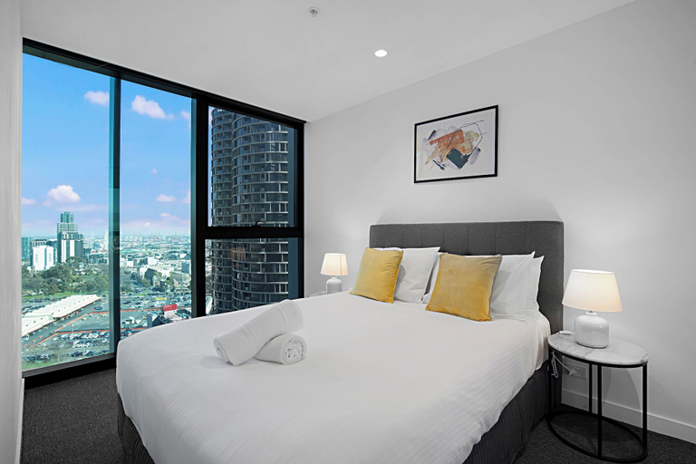 Bedroom 3, Lumina Stays - Victoria One, Melbourne
