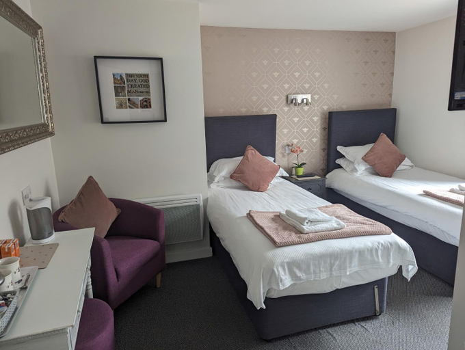 Bedroom 2, The Bulls Head Hotel-NEW, Manchester