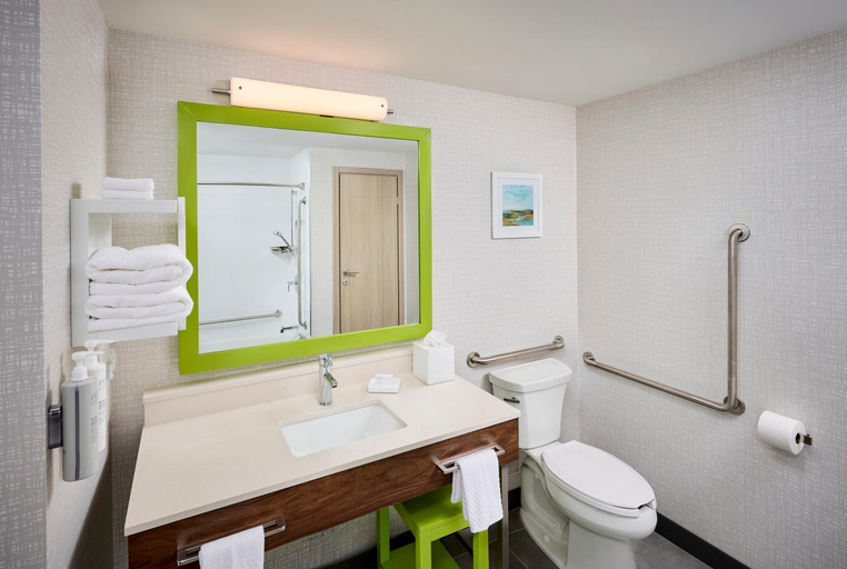 Bathroom 3, Hampton Inn by Hilton Hamilton, Hamilton