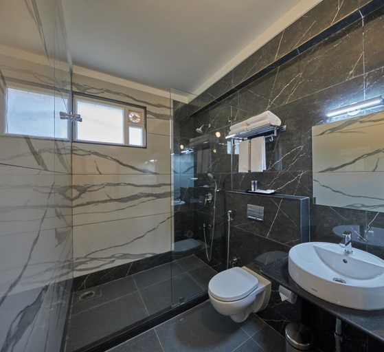 Bathroom, Regenta Inn 4th Block Koramangala Bangalore, Bangalore