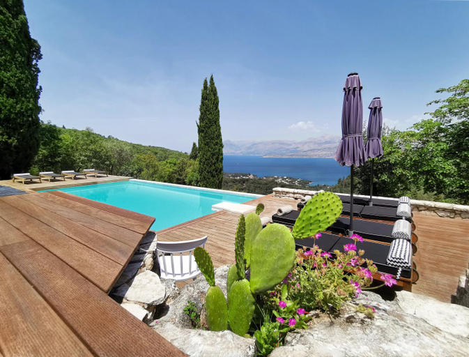 Exterior view, Villa Bella Vista Corfu, Ionian Islands