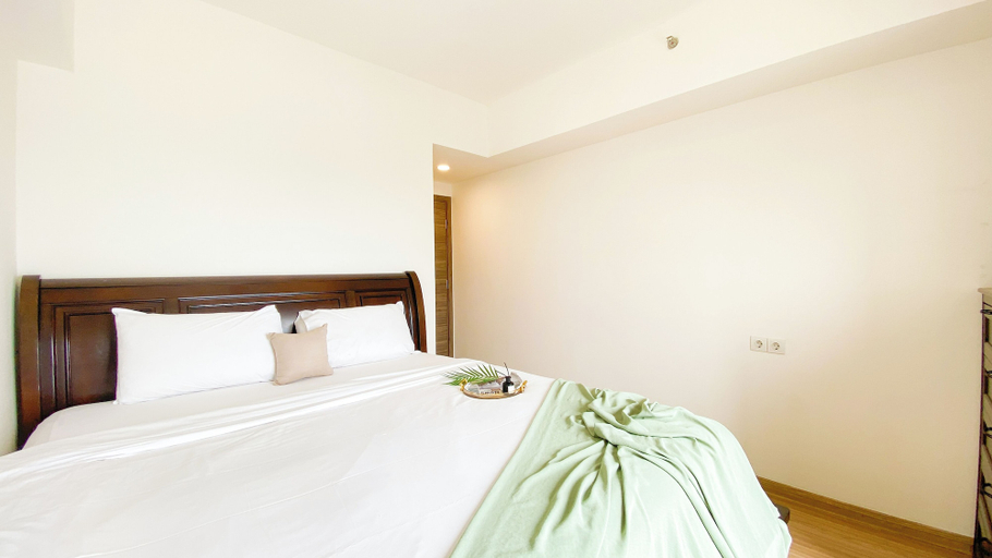 Bedroom 3, Luxury 2Br With Working Room At Sky House Bsd Apartment, South Tangerang