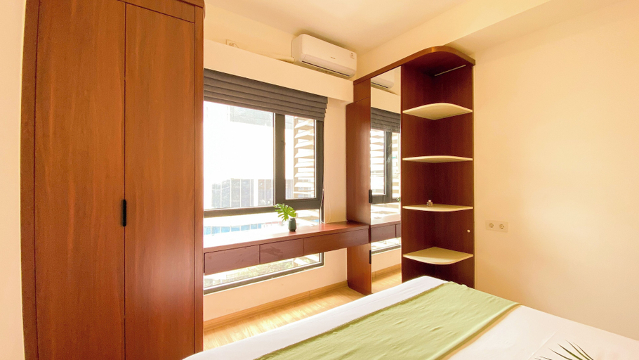 Bedroom 2, Comfort And Elegant 3Br Apartment Sky House Bsd, Tangerang Selatan