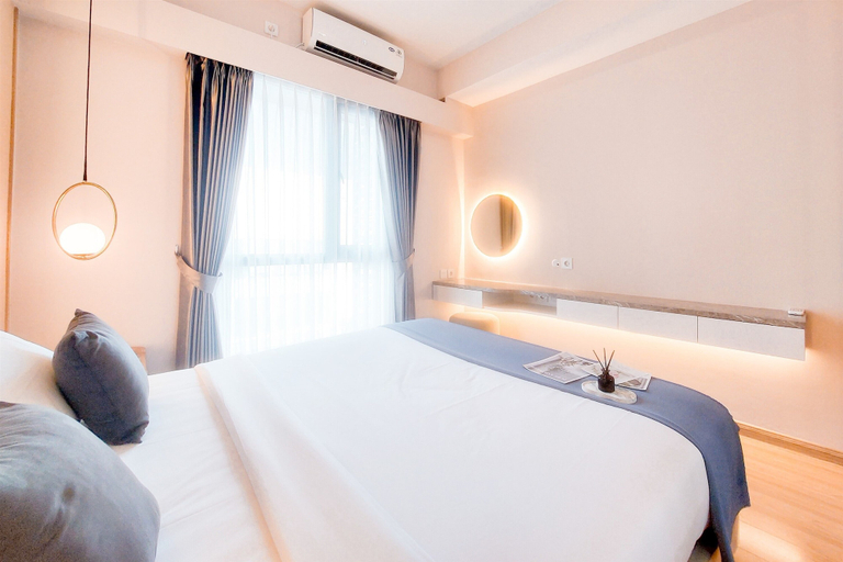 Bedroom 3, Elegant And Spacious 3Br At Sky House Bsd Apartment, South Tangerang