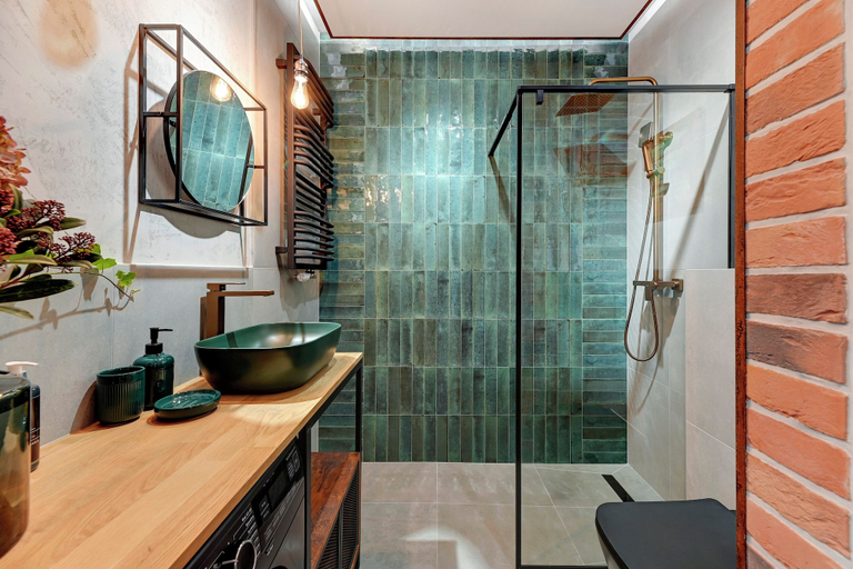 Bathroom 4, Doki Living & Foodhall by Downtown Apartments, Gdańsk City