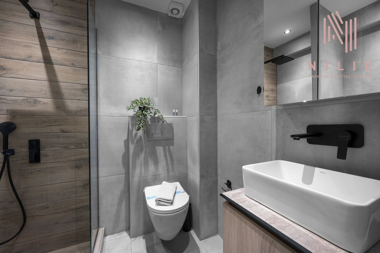Bathroom, Azul Nilie Hospitality MGMT, Central Macedonia