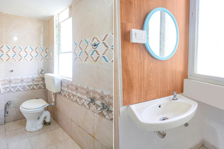 Bathroom 4, FabHotel Om Sai I, Nashik