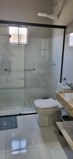 Bathroom 3, Nathus Hotel, Chapadão do Sul