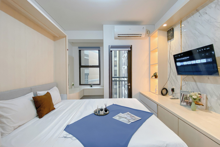 Bedroom 3, Elegant And Comfy Studio At Transpark Cibubur Apartment, Depok