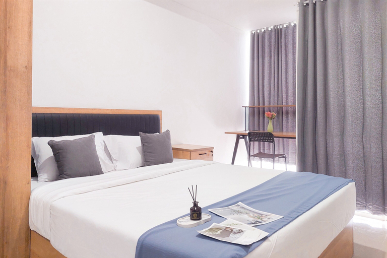 Bedroom 1, Comfortable And Elegant Studio At Pacific Garden Apartment, Tangerang