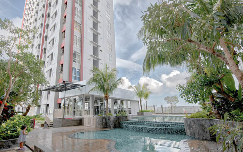 Exterior & Views 3, Spacious 1BR with Working Room at Vida View Makassar Aparment By Travelio, Makassar