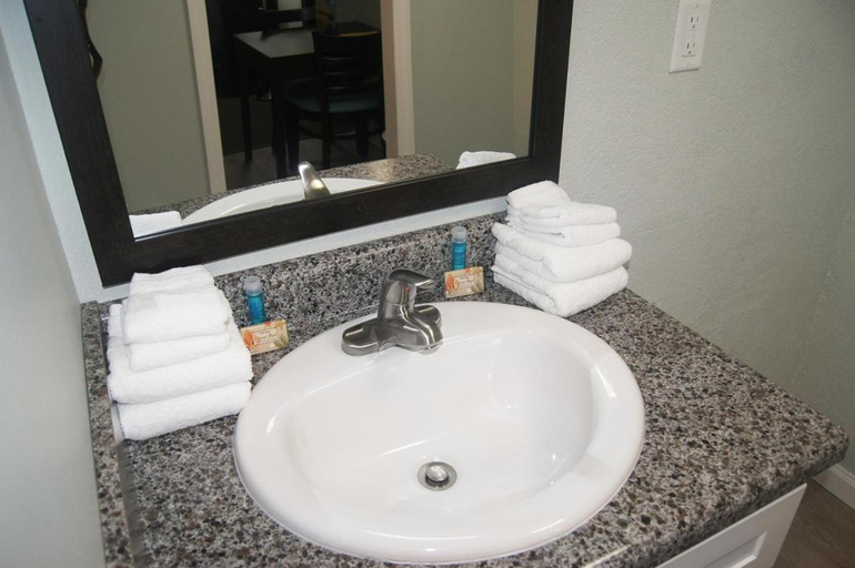 Bathroom 3, Ocean Plaza Motel, Horry