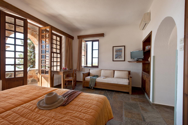 Bedroom 2, Kalamitsi Hotel, Peloponnese