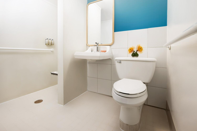 Bathroom 5, The Twin Fin Hotel, Honolulu