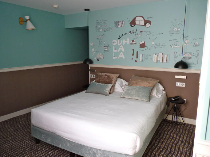 Bedroom 3, Hotel 3 Poussins, Paris