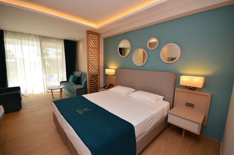 Bedroom 1, Almyros Beach Hotel, Ionian Islands
