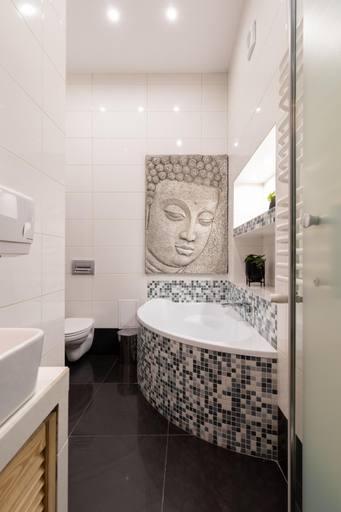 Bathroom 2, Deco Apartments Mariacka 8 - apartamenty w centrum Katowic, Będzin