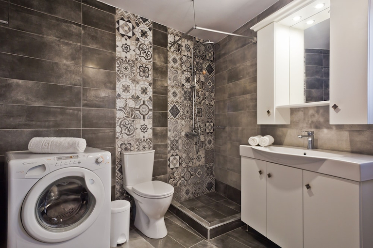 Bathroom 5, Montemar Studios & Apartments, South Aegean