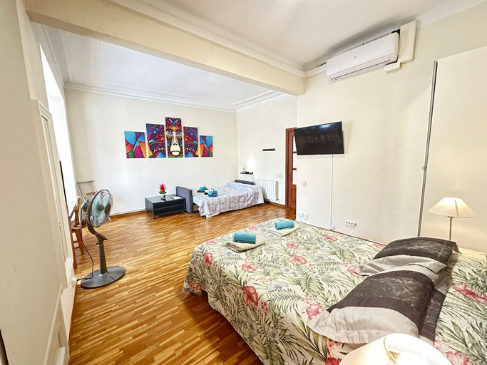 Bedroom 2, Rooms Aribau, Barcelona