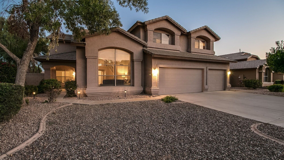 Exterior & Views 2, Massive 5 Bdrm Getaway W/pool, Hot Tub, Game Room!, Maricopa