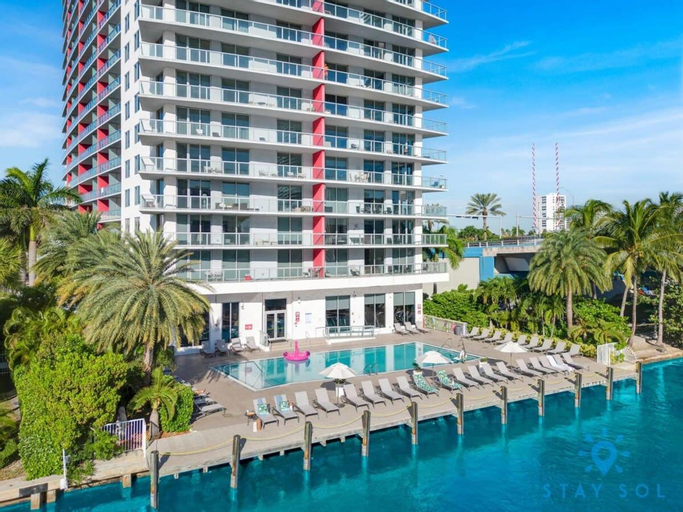 Infinite View and Balcony with Pool, Gym, Near Beach, Broward