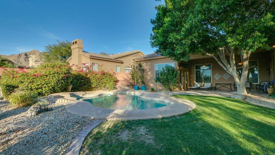 Exterior & Views 2, North Scottsdale Sanctuary w/ Htd Pool and Views, Maricopa