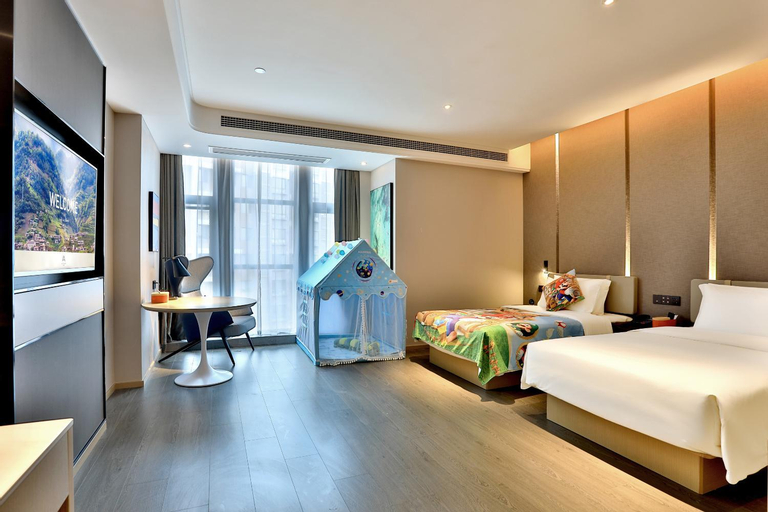 Bedroom 2, Atour Hotel Nanjing Olympic Sports Center CBD, Nanjing
