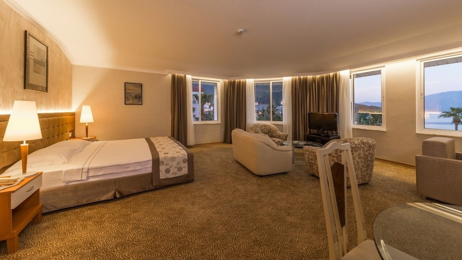 Bedroom 3, Lâ€™ETOILE BEACH HOTEL - All inclusive, Marmaris