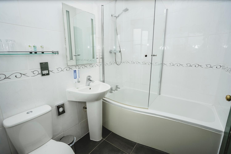Bathroom 3, Hundred House Hotel, Shropshire