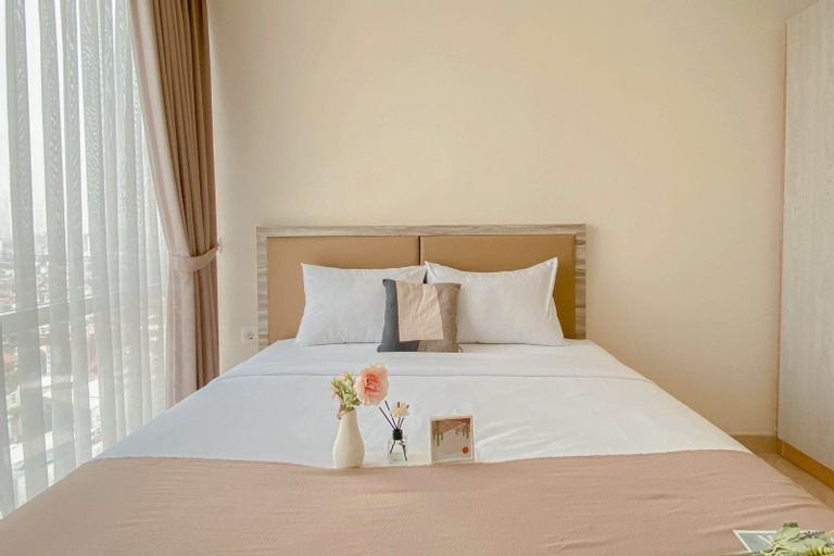 Comfort and Modern Look 2BR at Menteng Park Apartment By Travelio, Central Jakarta