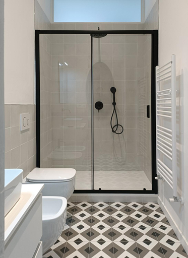 Bathroom 3, Noliday Savona Center Art Deco Apartment, Savona