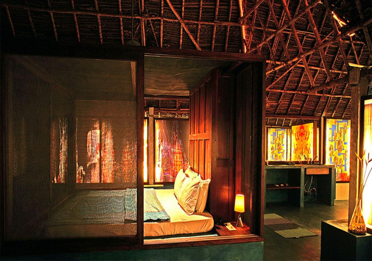 Bedroom 3, The Dune Eco Beach Village and Spa, Viluppuram