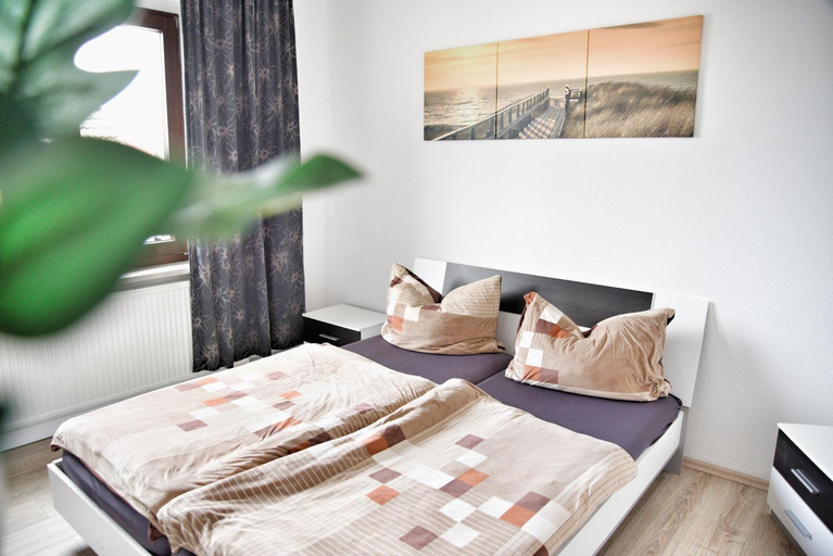 Bedroom 2, Appartement 1 Ostseeferienhauser Stettiner Haff, Vorpommern-Greifswald