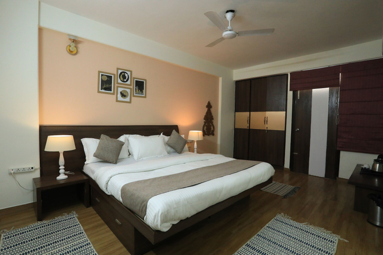Bedroom 4, Banipark Service Apartment, Jaipur