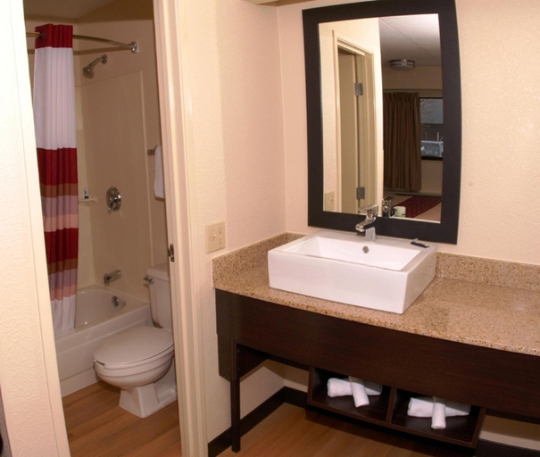 Bathroom 5, Red Roof PLUS+ Philadelphia Airport, Delaware