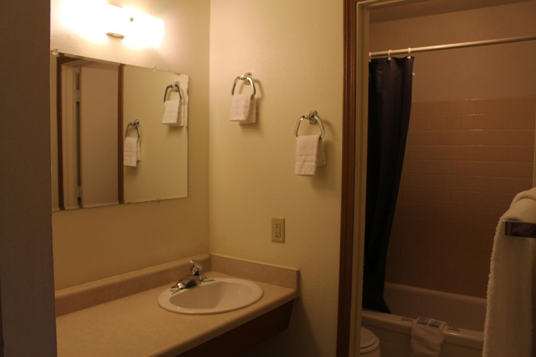 Bathroom, Silver Sands Motel, Lane